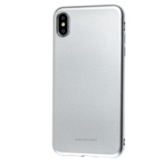Чохол для iPhone Xs Max Molan Cano Jelly глянець сріблястий