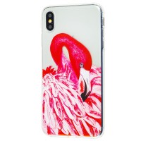 Чохол для iPhone Xs Max Lovely "рожевий фламінго"