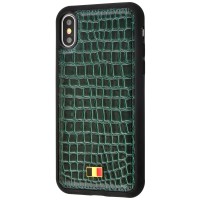Чохол для iPhone Xs Max Mentor Saxon " зелений "