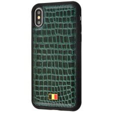 Чохол для iPhone Xs Max Mentor Saxon " зелений "