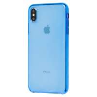 Чохол для iPhone Xs Max Clear case синій
