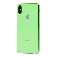 Чохол для iPhone Xs Max Silicone м'ятний