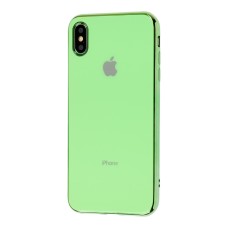 Чохол для iPhone Xs Max Silicone м'ятний
