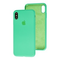 Чохол для iPhone Xs Max Silicone Slim Full camera spearmint