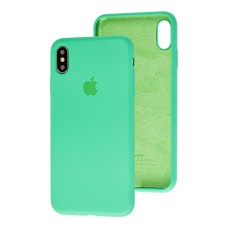 Чохол для iPhone Xs Max Silicone Slim Full camera spearmint