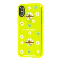 Чохол для iPhone Xs Max Neon print flowers