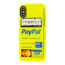 Чохол для iPhone X / Xs Neon print PayPal