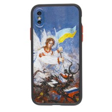 Чохол для iPhone X / Xs WAVE Ukraine Shadow Matte occupiers away