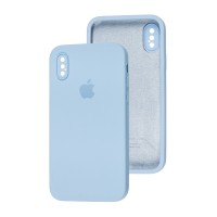 Чохол для iPhone X / Xs Square Full camera блакитний / mist blue