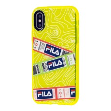 Чохол для iPhone X / Xs Neon print ticket
