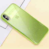 Чохол для iPhone X / Xs X-Level Rainbow зелений