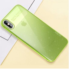 Чохол для iPhone X / Xs X-Level Rainbow зелений