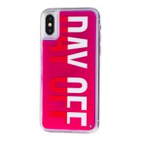 Чохол для iPhone X / Xs "Neon пісок" Day off