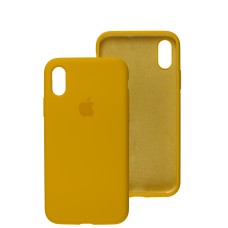 Чохол для iPhone X / Xs Silicone Full жовтий / sunflower