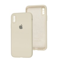 Чохол для iPhone X / Xs Slim Full camera antique white
