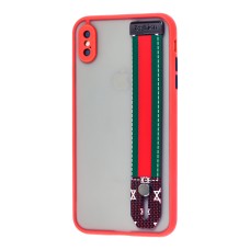 Чохол для iPhone X / Xs WristBand G II червоний