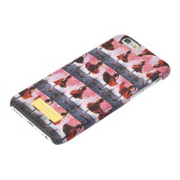 Чохол для iPhone X / Xs Bichromatic brown burgundy / orange