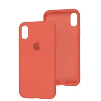Чохол для iPhone X / Xs Silicone Full арбузний / watermelon red