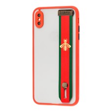 Чохол для iPhone X / Xs WristBand G V червоний