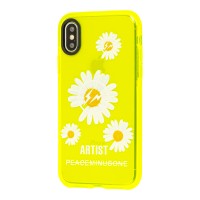 Чохол для iPhone X / Xs Neon print artist