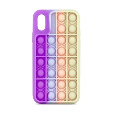 Чохол для iPhone X / Xs Pop it colors антистрес дизайн 1