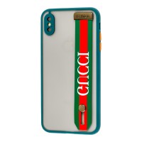Чохол для iPhone X / Xs WristBand G III зелений
