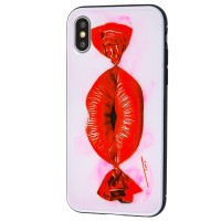 Чохол для iPhone X / Xs Girls UV lips