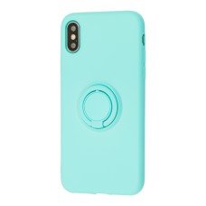 Чохол для iPhone X / Xs ColorRing бірюзовий