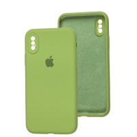 Чохол для iPhone X / Xs Slim Full camera mint