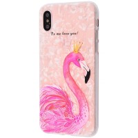 Чохол для iPhone X / Xs Blood of Jelly "фламінго"