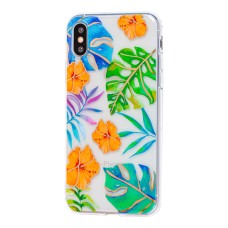 Чохол для iPhone X / Xs рослини 7