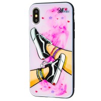 Чохол для iPhone X / Xs Girls UV shoes