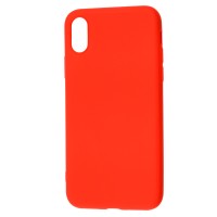 Чохол для iPhone X / Xs Candy червоний