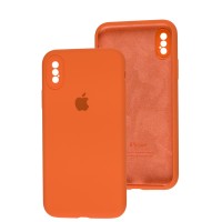 Чохол для iPhone X / Xs Slim Full camera orange