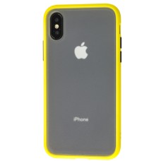 Чохол для iPhone X / Xs "LikGus Maxshield" жовтий