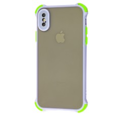 Чохол для iPhone X / Xs LikGus Totu corner protection бузковий