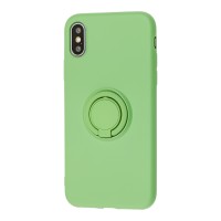 Чохол для iPhone X / Xs ColorRing зелений