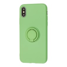 Чохол для iPhone X / Xs ColorRing зелений
