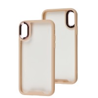 Чохол для iPhone X / Xs Wave Just pink sand