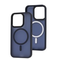 Чохол для iPhone 15 Pro WAVE Matte Insane MagSafe midnight blue
