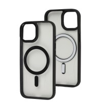 Чохол для iPhone 15 Berlia Color Metal MagSafe black