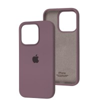 Чохол для iPhone 15 Pro Square Full silicone black currant