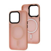 Чохол для iPhone 15 Pro Cosmic Magnetic MagSafe pink