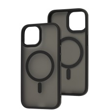 Чохол для iPhone 15 WAVE Matte Insane MagSafe black