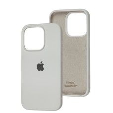 Чохол для iPhone 15 Pro Square Full silicone white