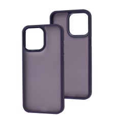 Чохол для iPhone 15 Pro Max Metal Bezel фіолетовий