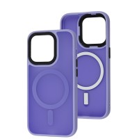 Чохол для iPhone 15 Pro Cosmic Magnetic MagSafe lilac