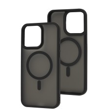 Чохол для iPhone 15 Pro Max WAVE Matte Insane MagSafe black