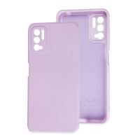 Чохол для Xiaomi Redmi Note 10 5G / Poco M3 Pro Wave colorful бузковий / black curra