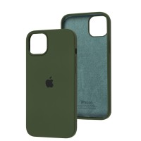 Чохол для iPhone 15 silicone case cyprus green